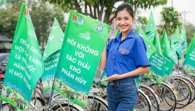 Hoa hậu Thanh Hà kêu gọi người dân bảo vệ môi trường