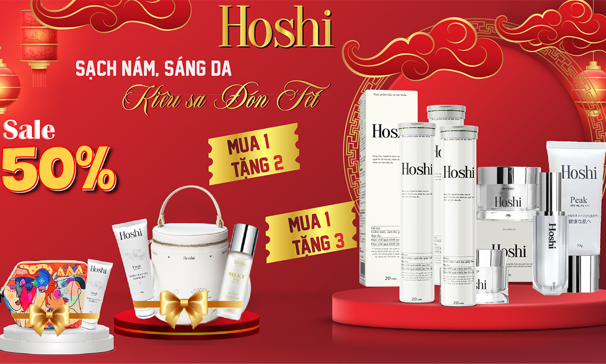   “KIÊU SA ĐÓN TẾT” CÙNG GIẢI PHÁP CHĂM SÓC DA TOÀN DIỆN  ĐẾN TỪ NHẬT BẢN CỦA HOSHI